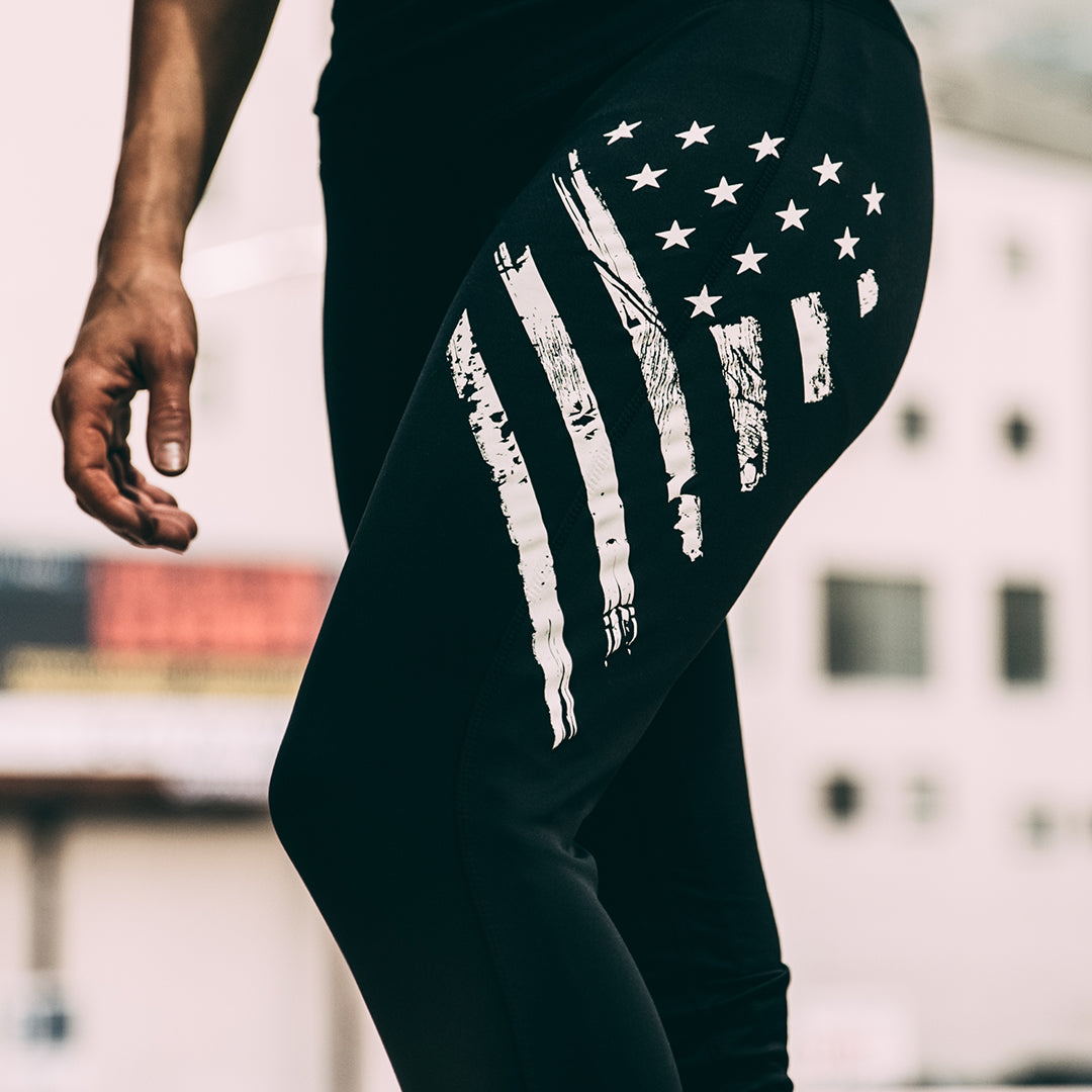Patriotic Leggings American Flag Leggings Tactical Pro Supply Tactical Pro Supply LLC