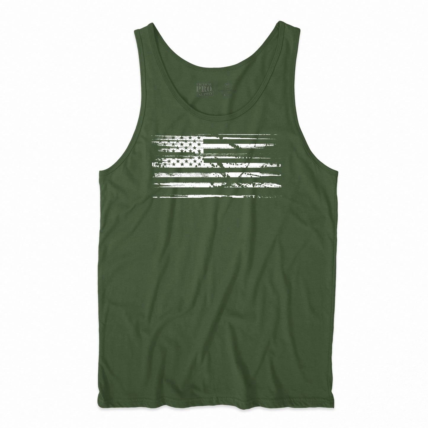 U.S.A Flag - White