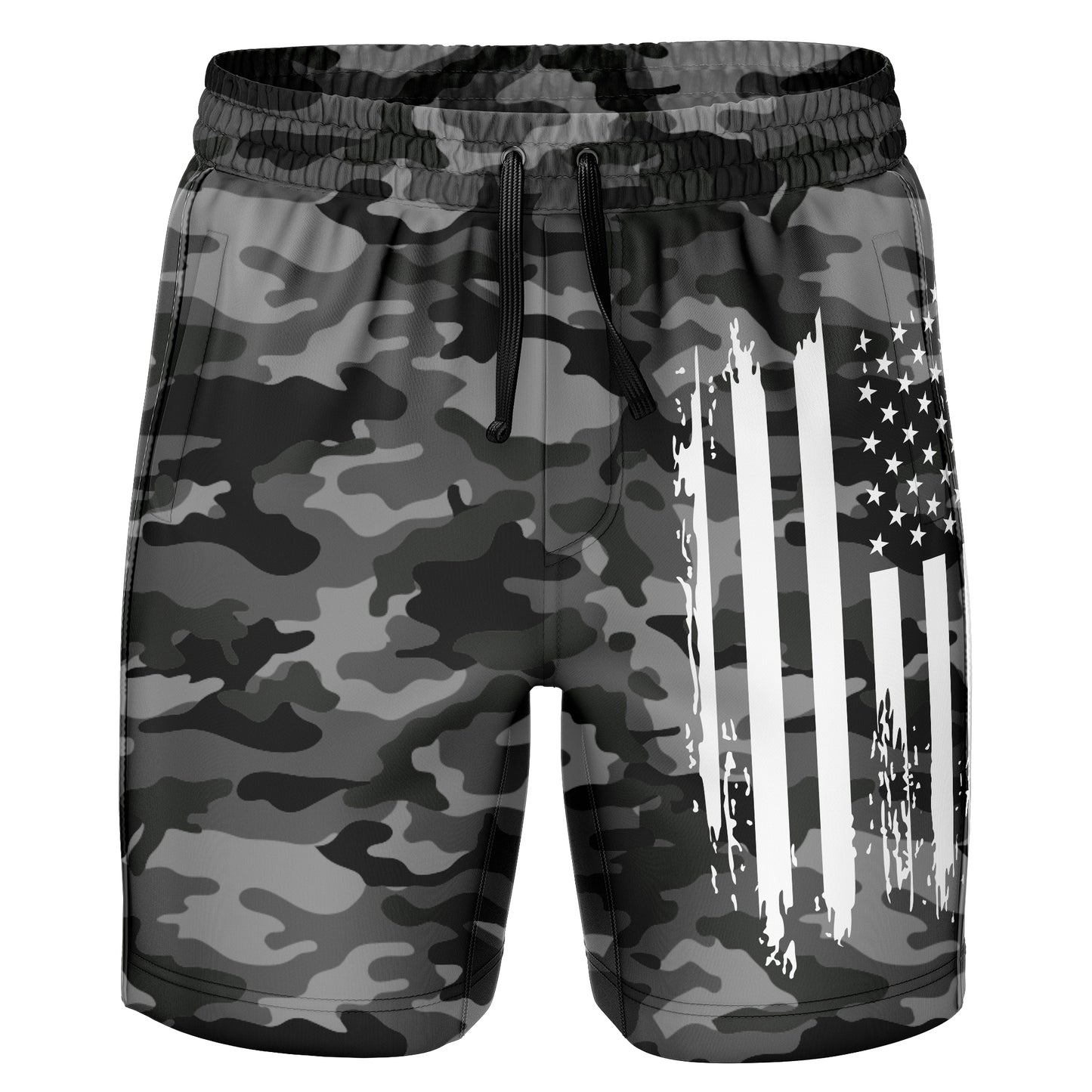 Black Camo - Distressed Flag