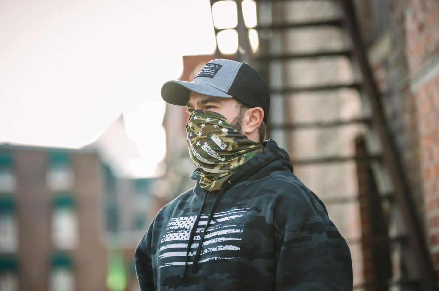 Green Camo White Crest - Tactical Pro Supply, LLC