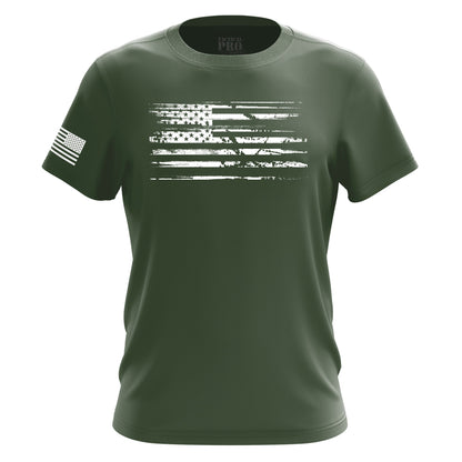 U.S.A Flag - White