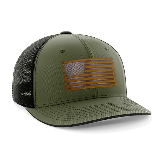 Military Green Brown Flag