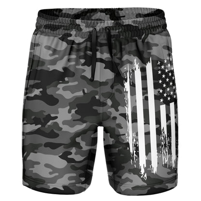 Black Camo - Distressed Flag