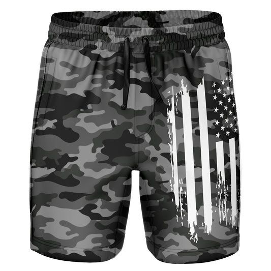 Black Camo - Distressed Flag