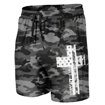 Black Camo - Cross Flag