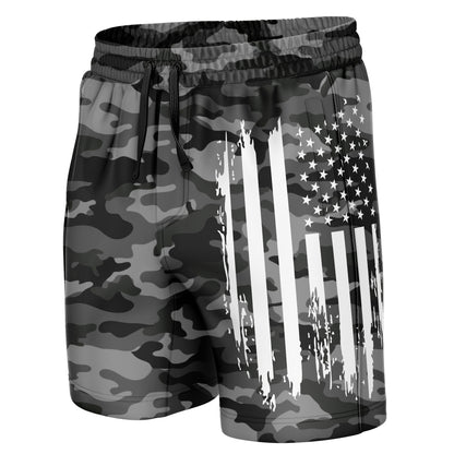 Black Camo - Distressed Flag