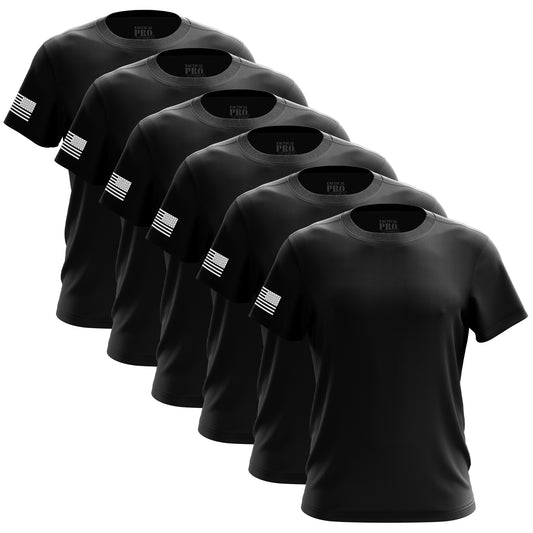 TPS - Black Men's Shirt Bundle - 6 Pack