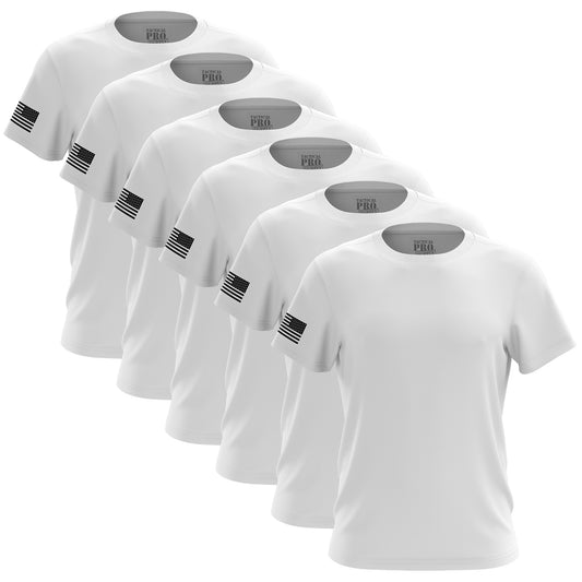 TPS - White Men's Shirt Bundle - 6 Pack
