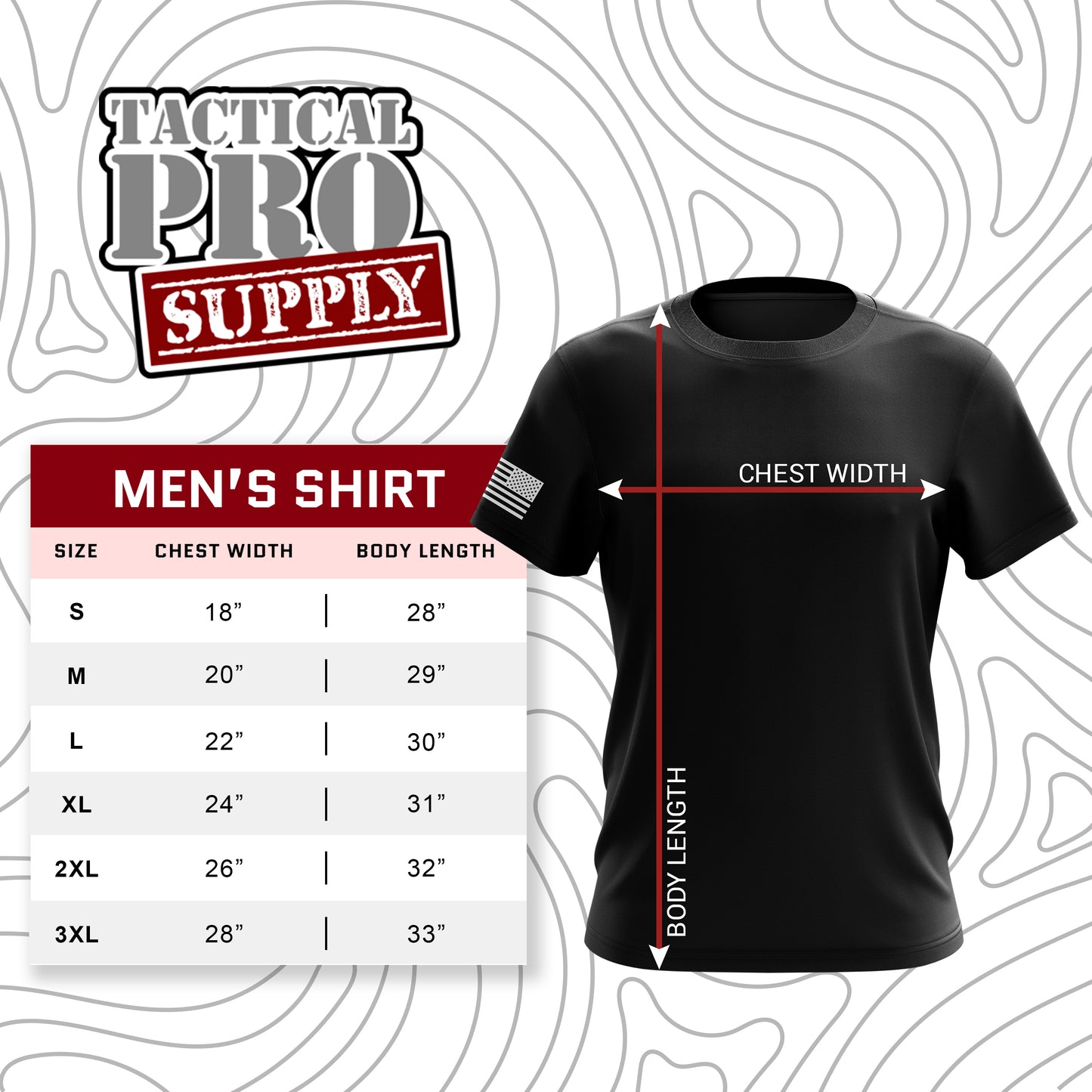 TPS - Black Men's Shirt Bundle - 6 Pack