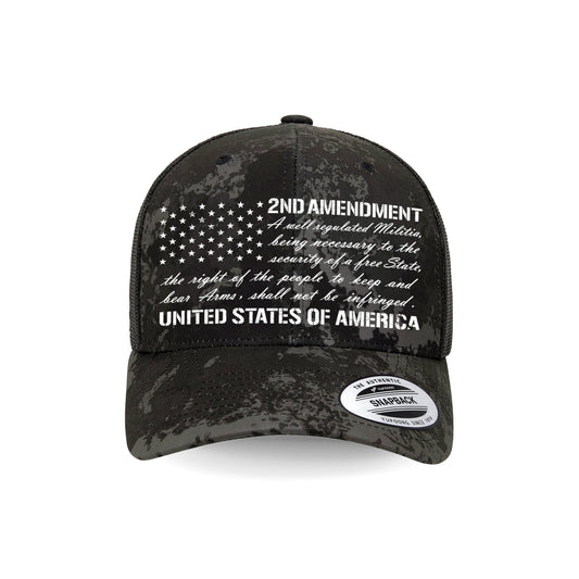 Black Camo - 2nd Amendment Flag - Tactical Pro Supply, LLC