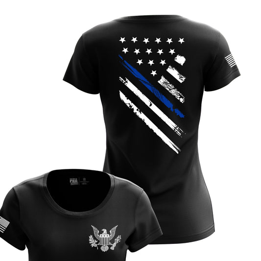 Blue Line Crest Flag - Tactical Pro Supply, LLC