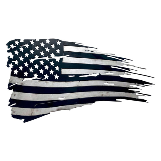 U.S.A Steel Flag - Tactical Pro Supply, LLC