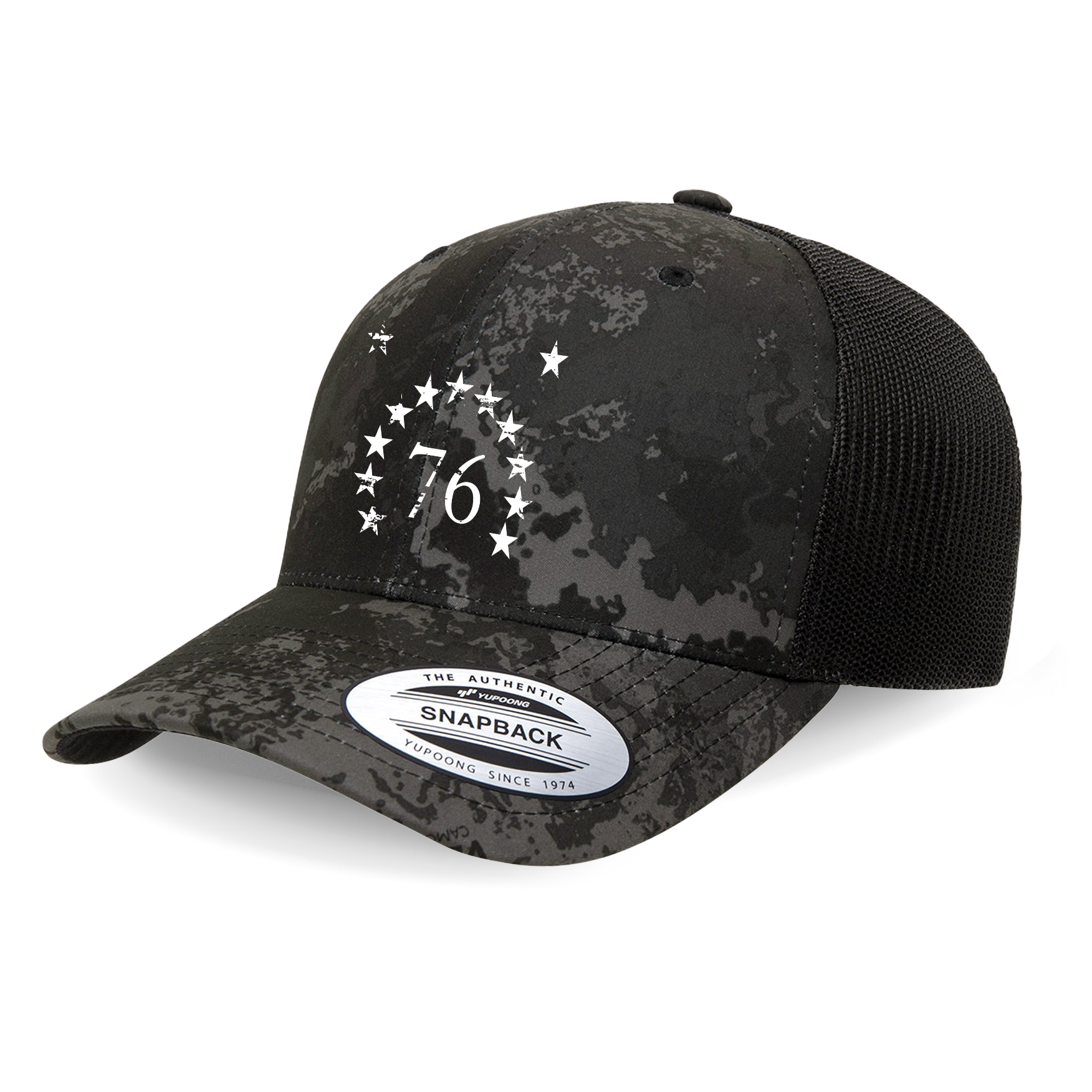 Black Camo - 1776 Stars