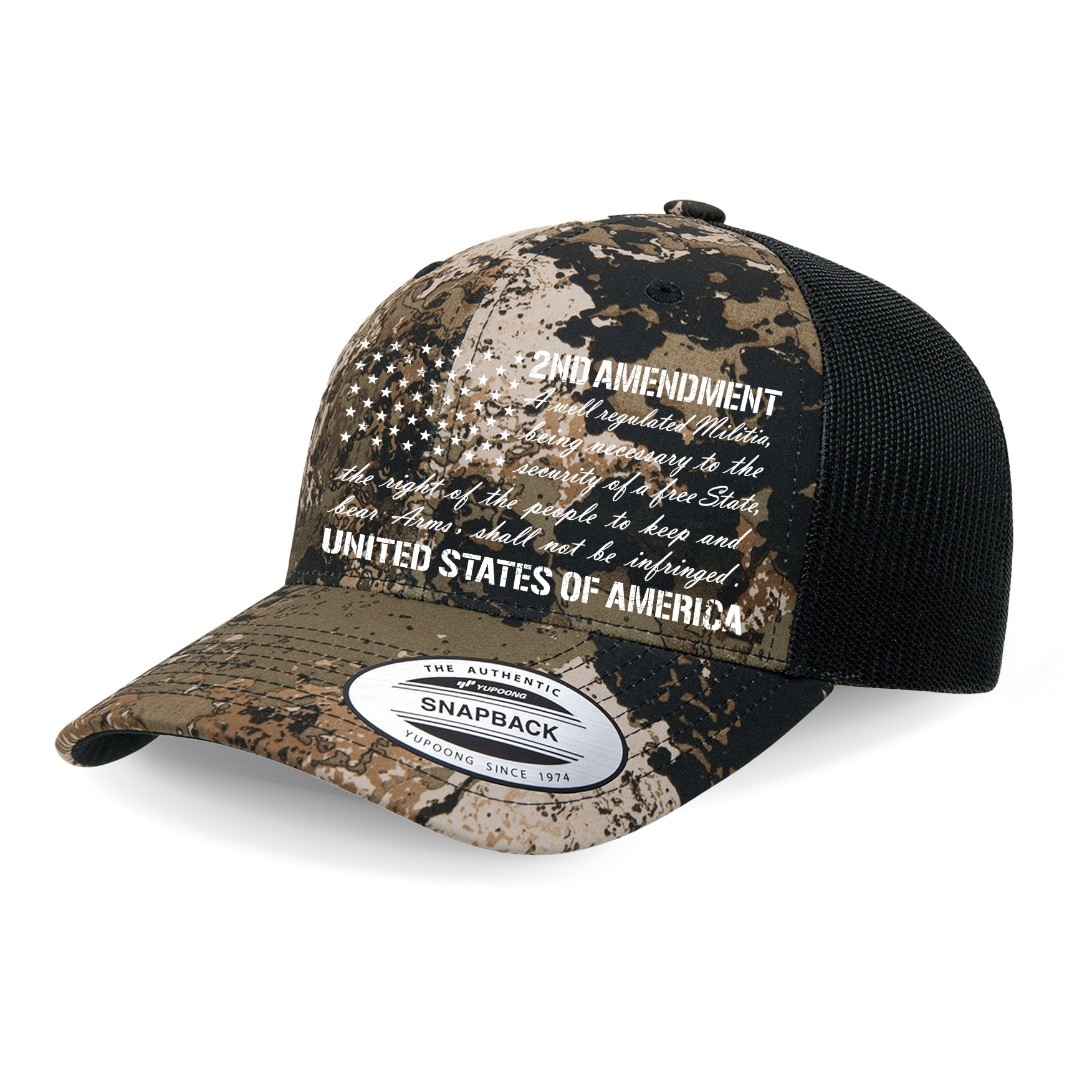 Desert Camo - 2nd Amendment Flag